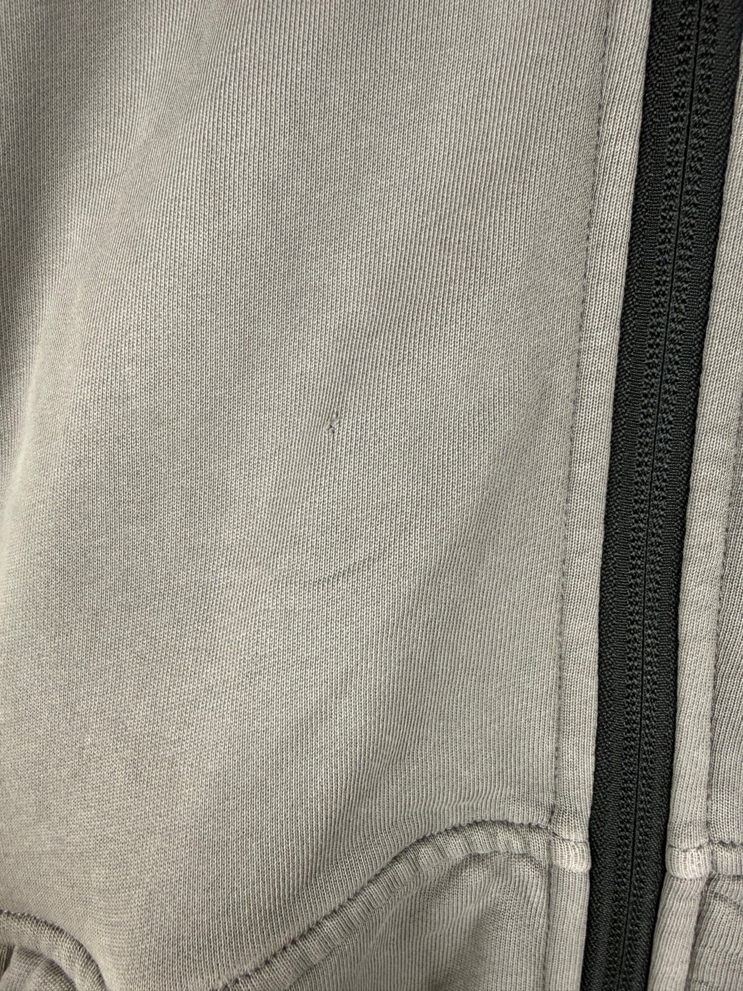 Felpa grigia con doppia zip e cappuccio Stone Island - Taglia XL