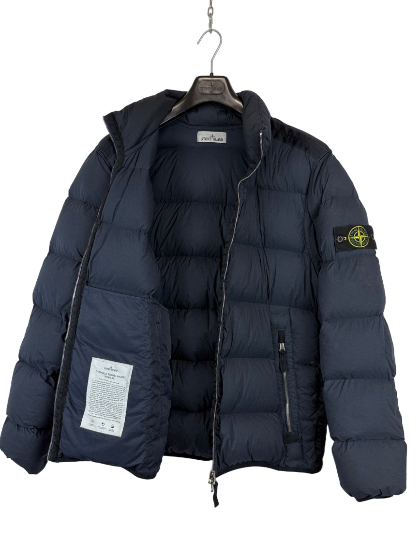 Giacca blu navy Seamless Tunnel Nylon Down-TC Stone Island - Taglia L