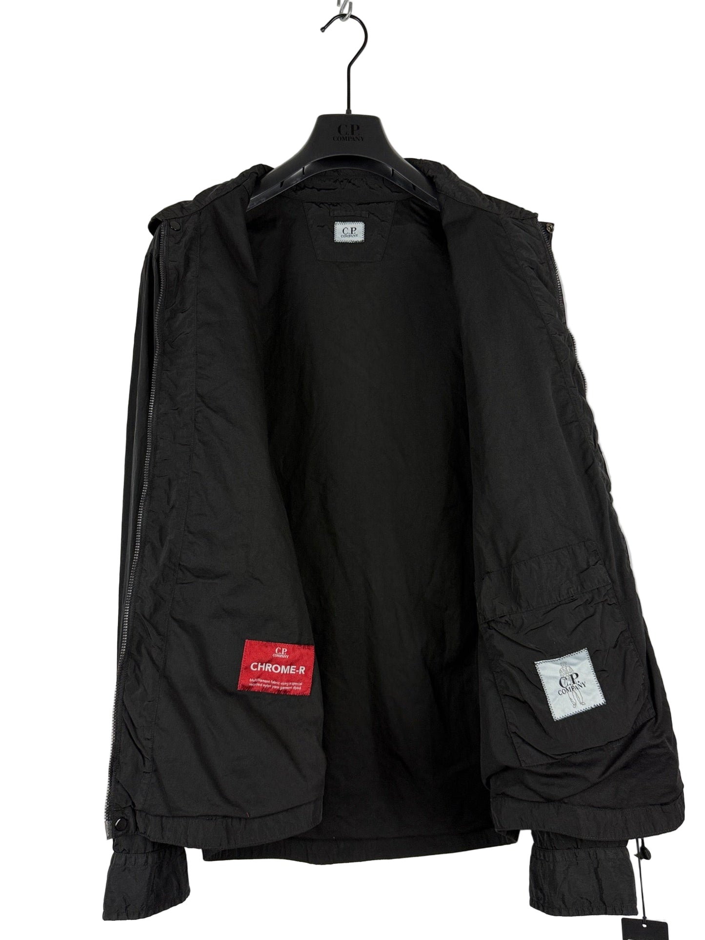 Giacca Chrome-R nera in nylon C.P. Company (nuova con cartellino) - Taglia XL