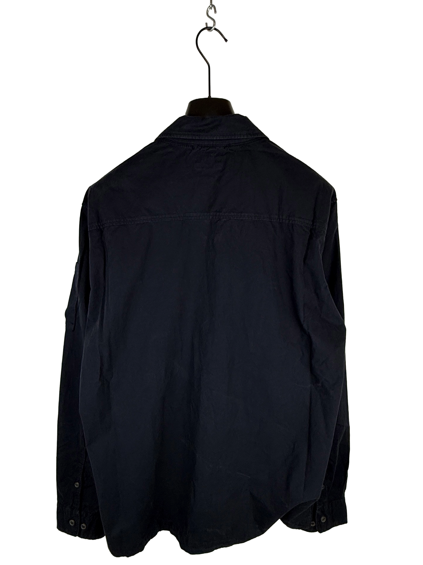 Overshirt blu navy con chiusura a zip C.P. Company (nuova con cartellino) - Taglia XL