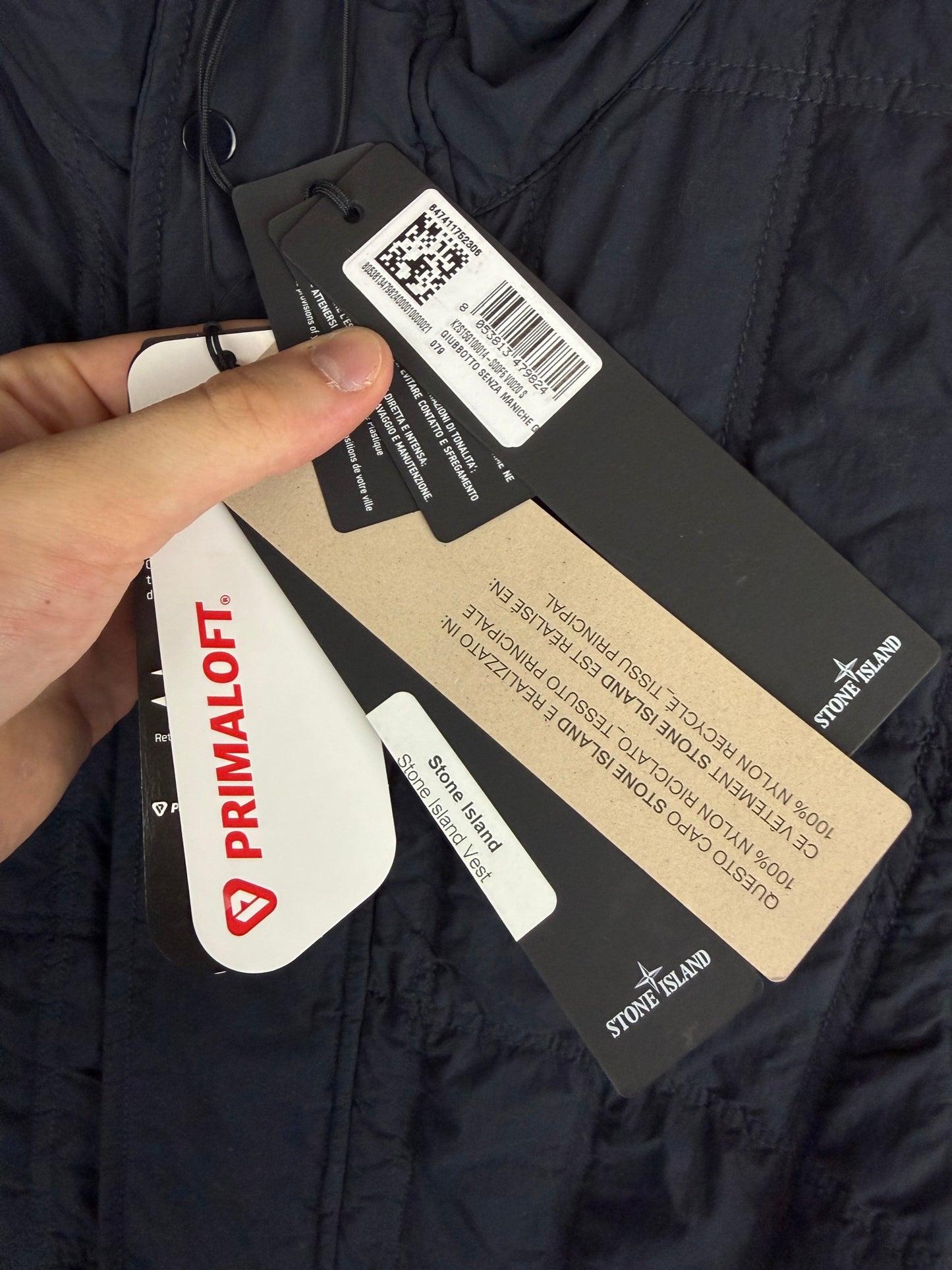 Smanicato Nylon Smerigliato Ghost Piece 2025 Stone Island (nuovo con cartellino) - Taglia S