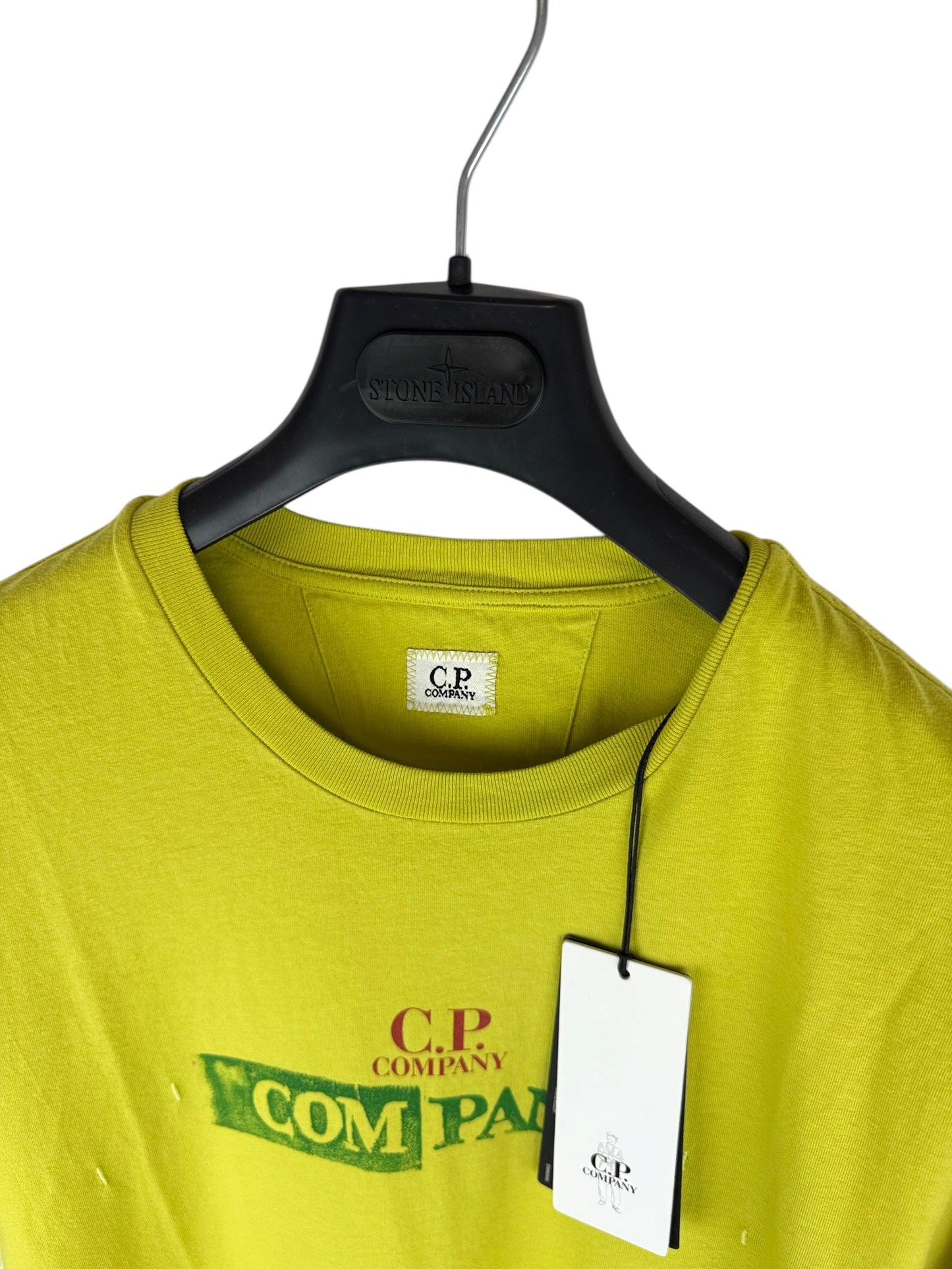 T-shirt verde C.P. Company (nuova con cartellino) - Taglia S
