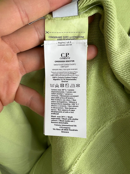 Felpa verde lime C.P. Company (nuova con cartellino) - Taglia XL