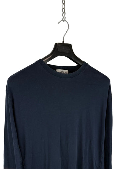 Felpa leggera blu navy Stone Island - Taglia XXL - foto 3