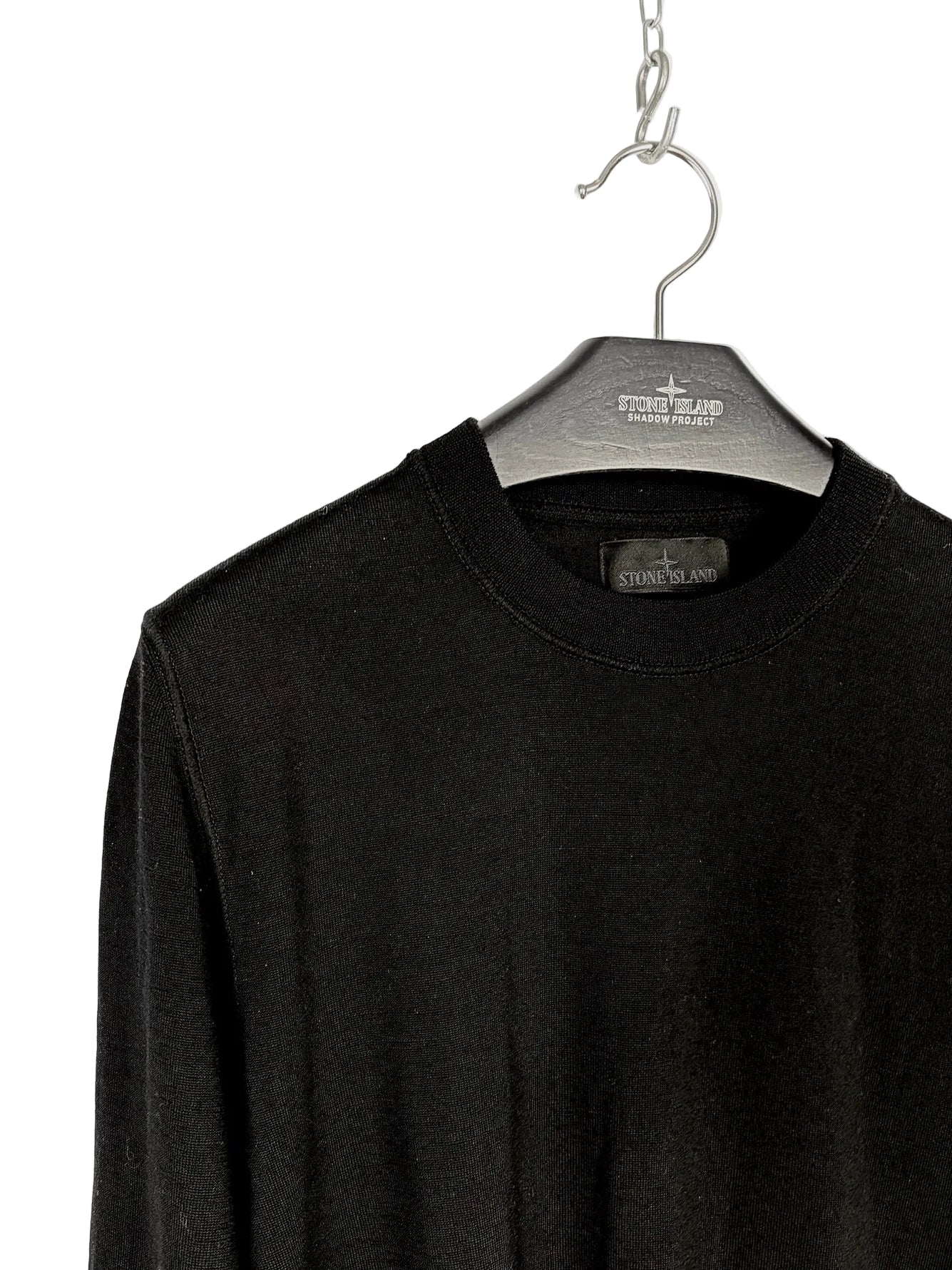 Maglione nero Stone Island Ghost - Taglia L