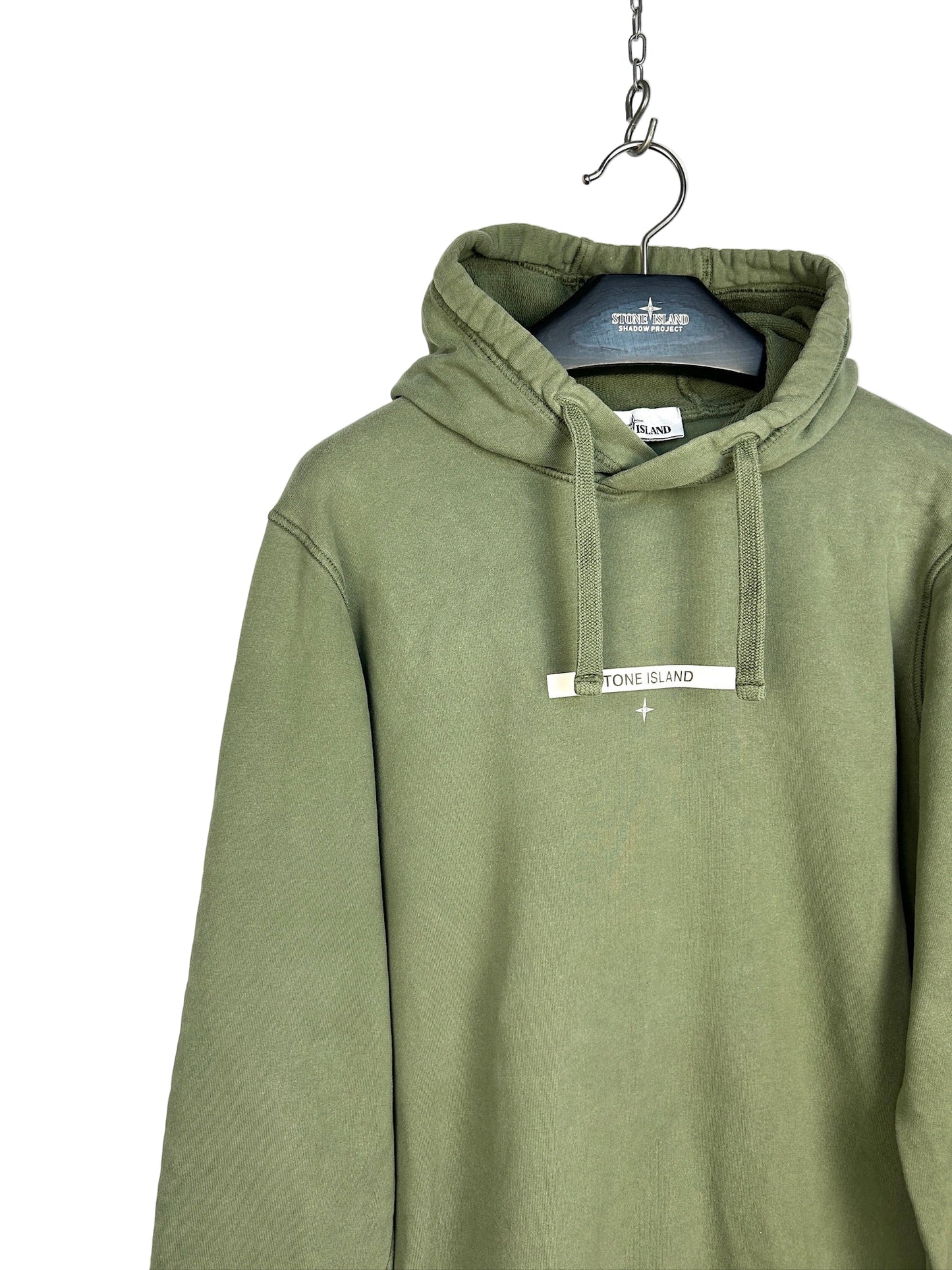 Felpa verde con cappuccio Stone Island - Taglia M