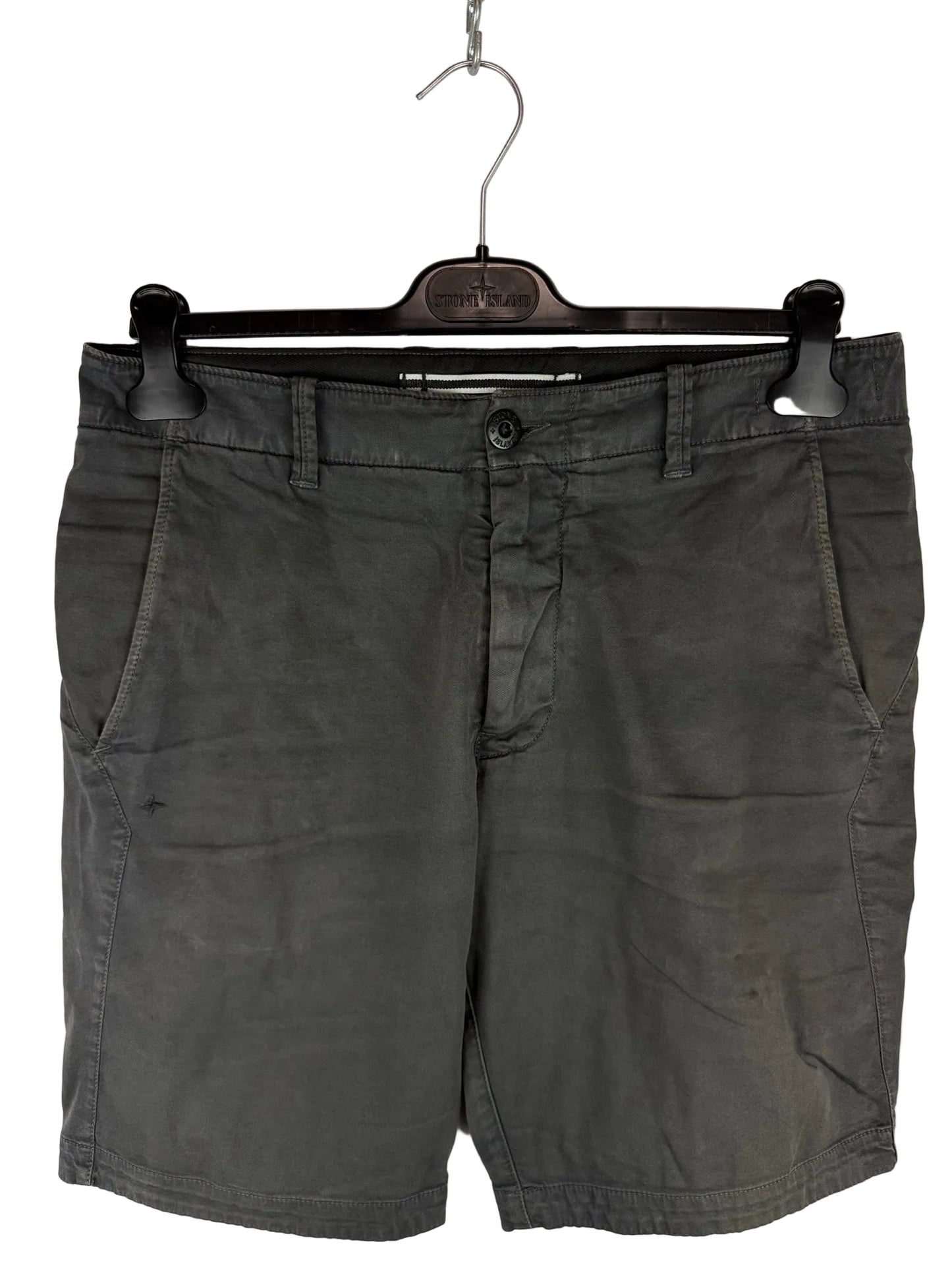 Pantaloncini grigi Stone Island Stellina - Taglia W30