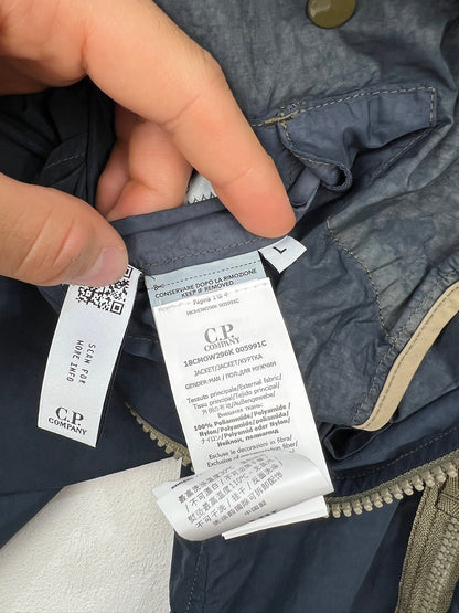 Giacca Flatt Nylon blu navy C.P. Company (nuova con cartellino) - Taglia L