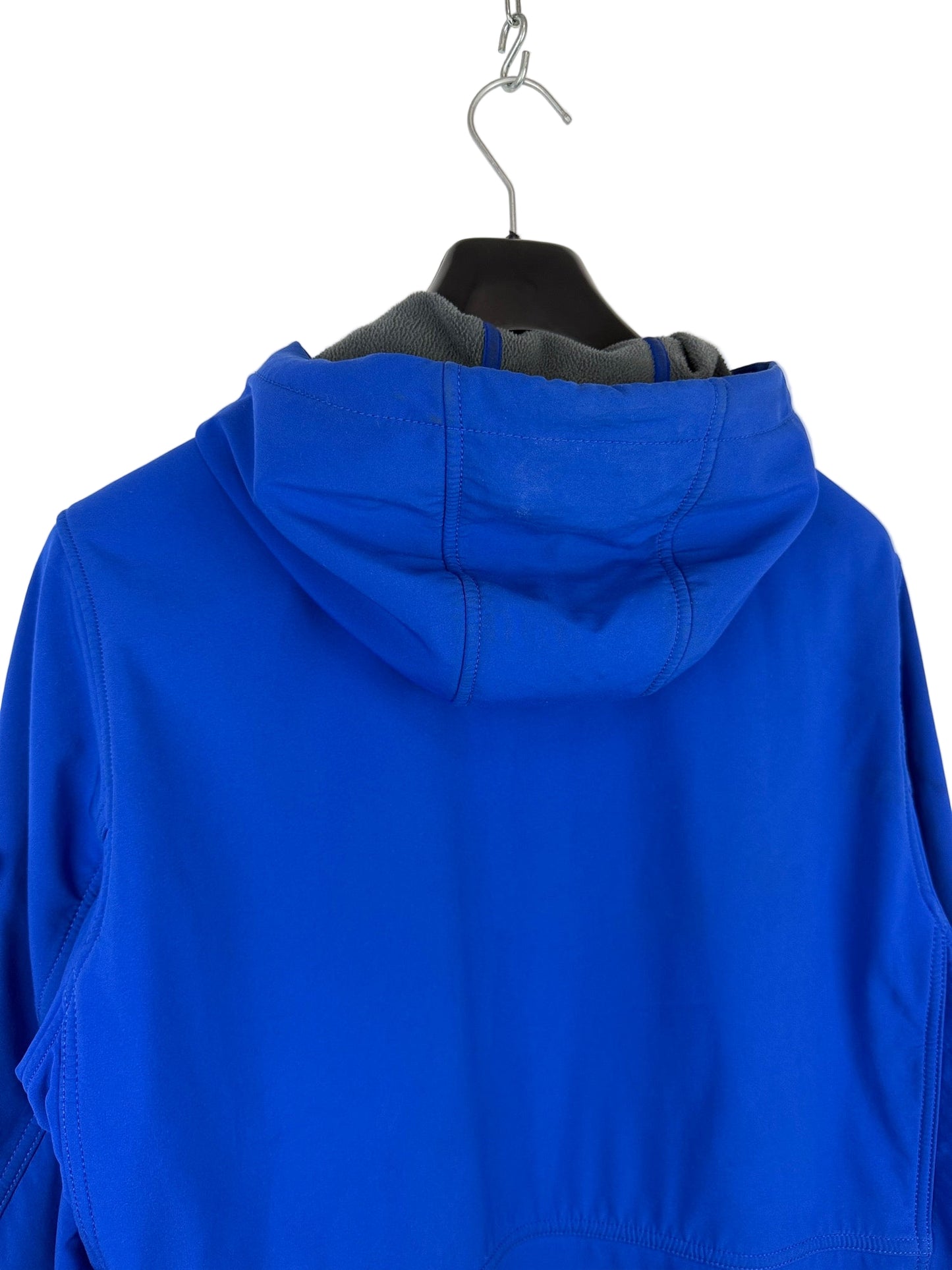 Giacca Soft Shell-R blu con zip e cappuccio Stone Island - Taglia XL