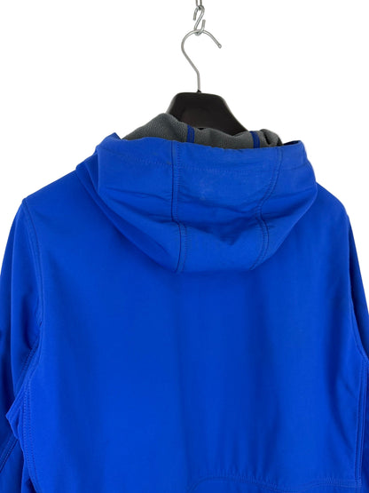 Giacca Soft Shell-R blu con zip e cappuccio Stone Island - Taglia XL
