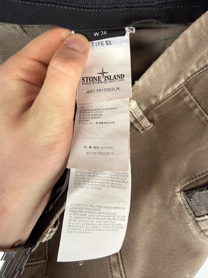 Pantaloni beige Stone Island - Taglia W36