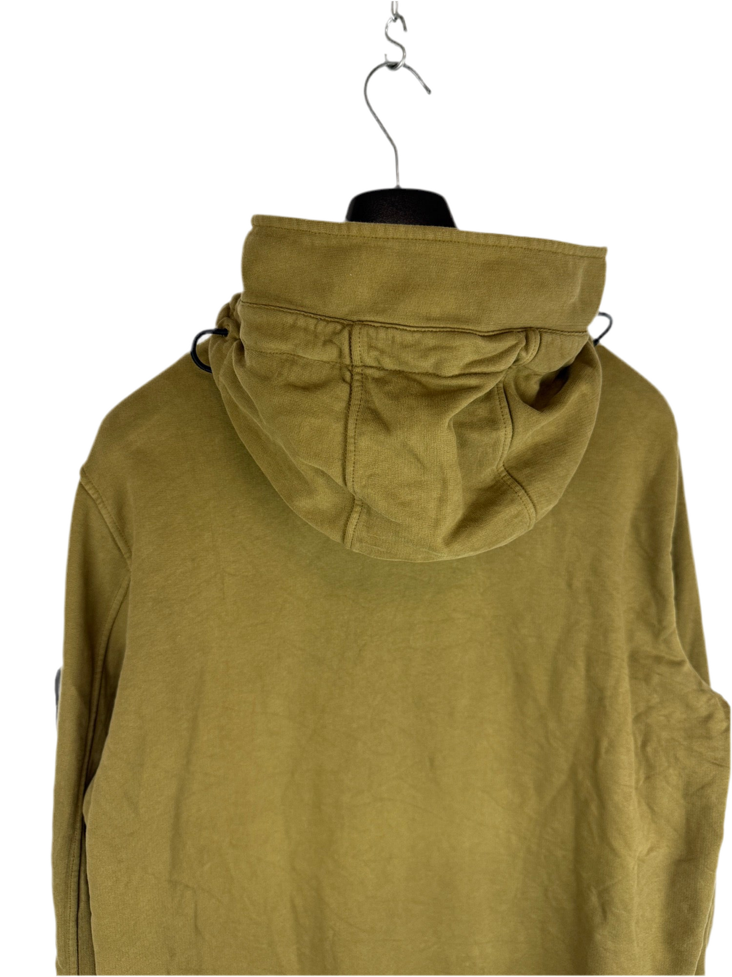 Felpa verde kaki con zip e cappuccio Stone Island - Taglia XL