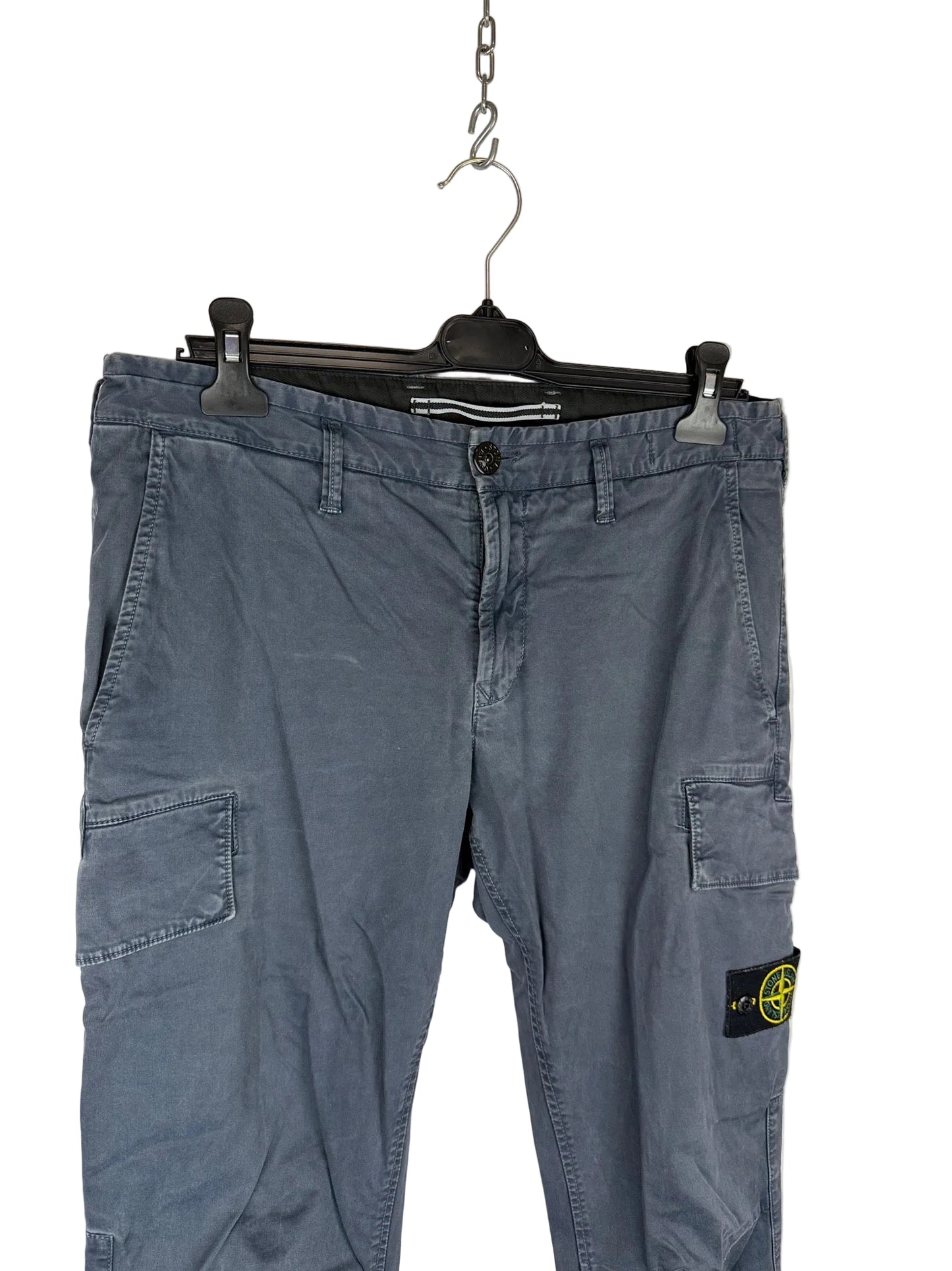 Pantaloni cargo blu Stone Island - Taglia W33