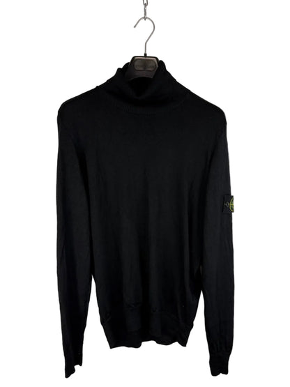 Maglione dolcevita nero Stone Island - Taglia S