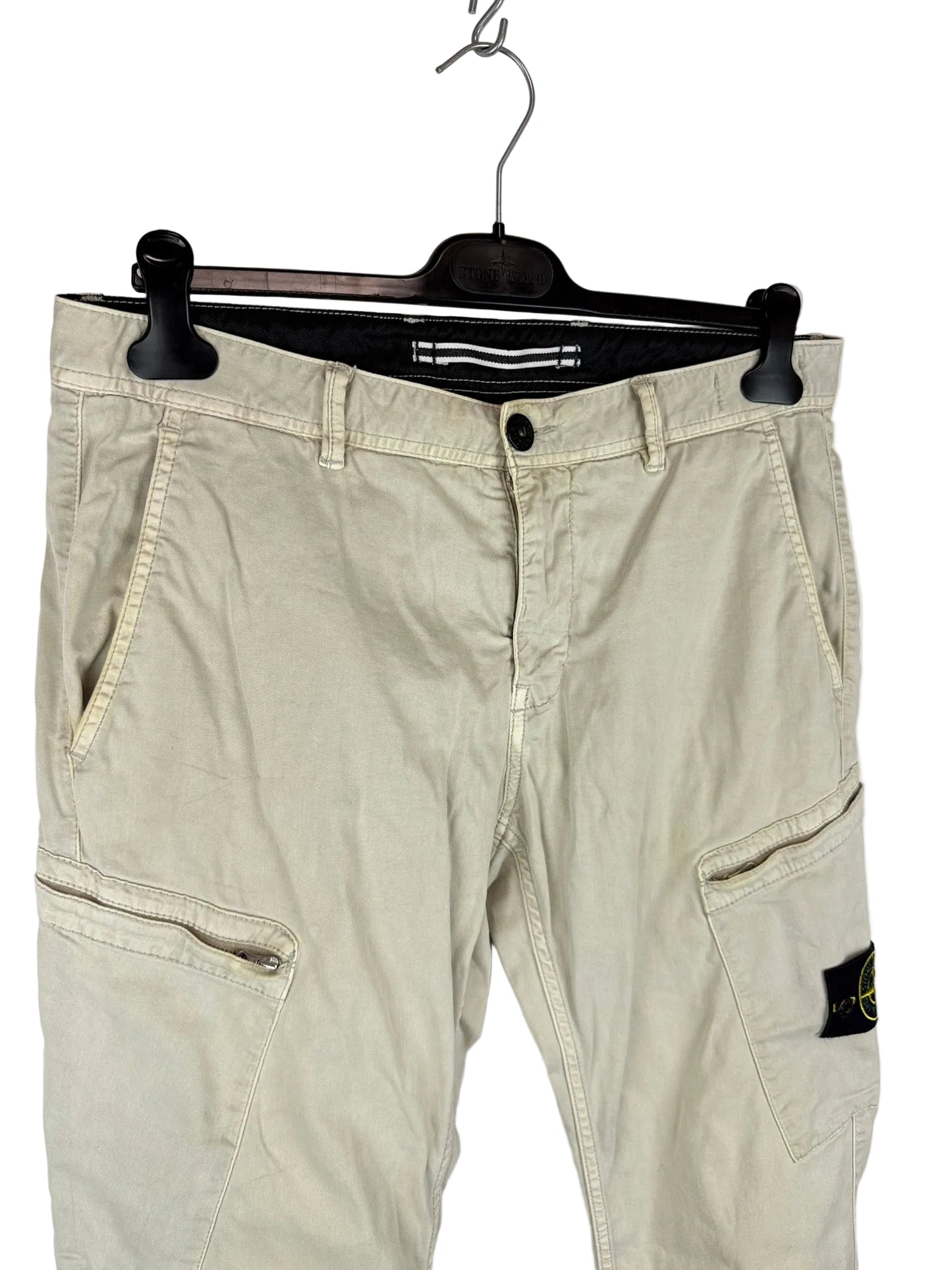 Pantaloni cargo beige Stone Island - Taglia W33