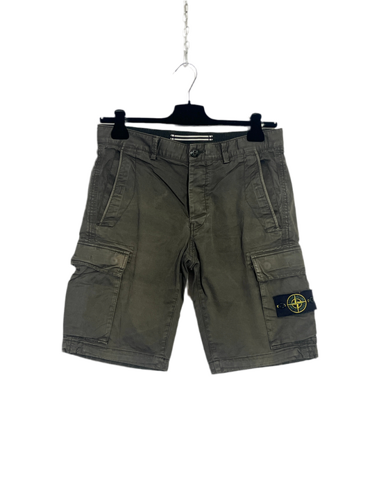 Pantaloncini cargo grigi antracite Stone Island - Taglia W31