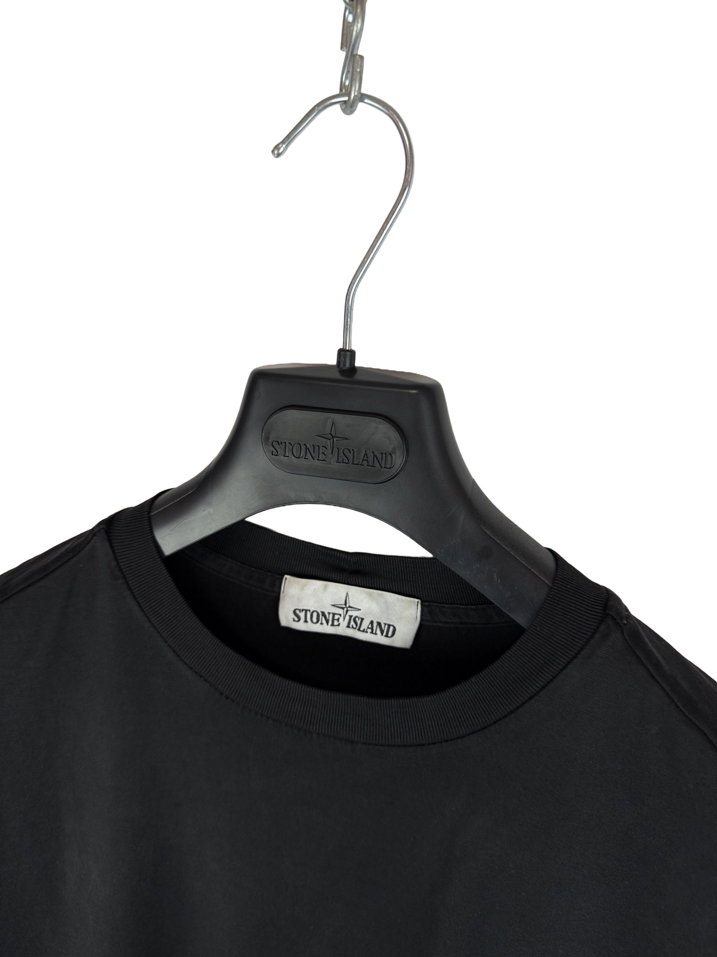 T-shirt nera Stone Island - Taglia L