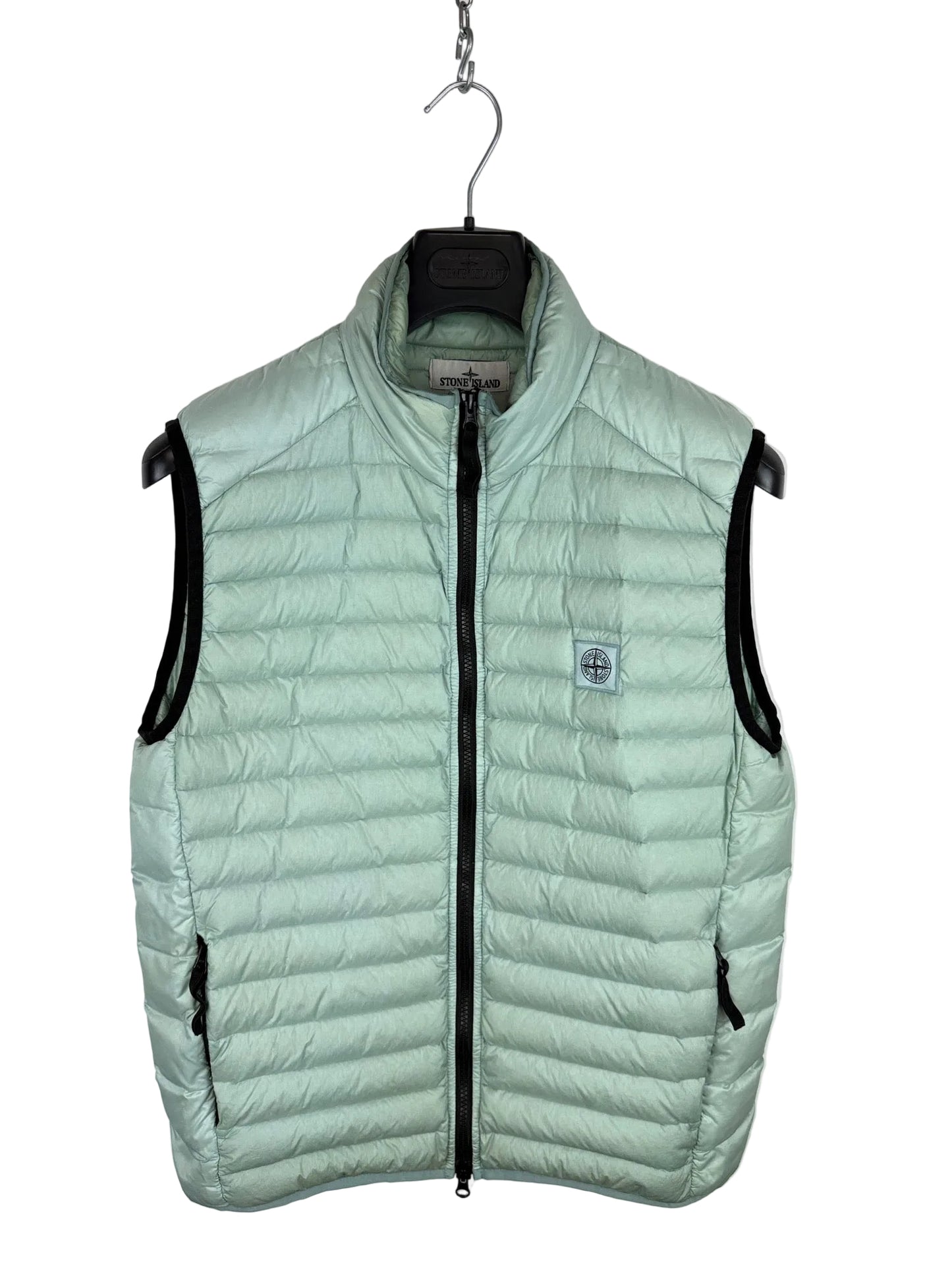 Giacca verde menta Loom Woven Chambers R-Nylon Down-TC Stone Island - Taglia M