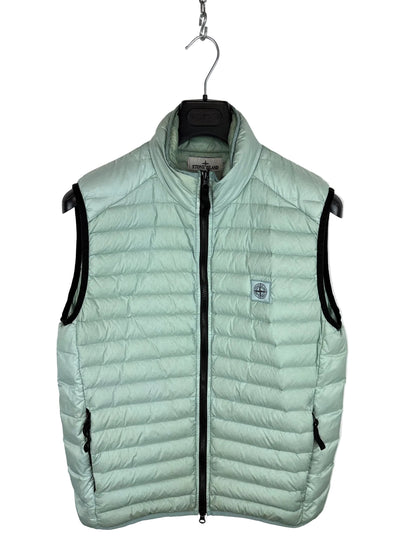 Giacca verde menta Loom Woven Chambers R-Nylon Down-TC Stone Island - Taglia M