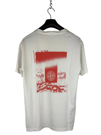T-shirt bianca Stone Island - Taglia L