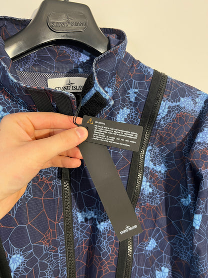 Giacca blu Stone Island Printed Heat Reactive Thermosensitive Fabric (nuova con cartellino) - Taglia L