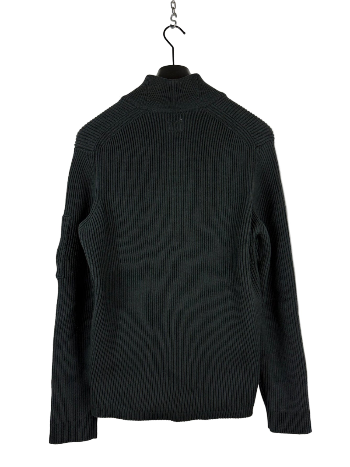 Maglione nero a mezza zip C.P. Company - Taglia S