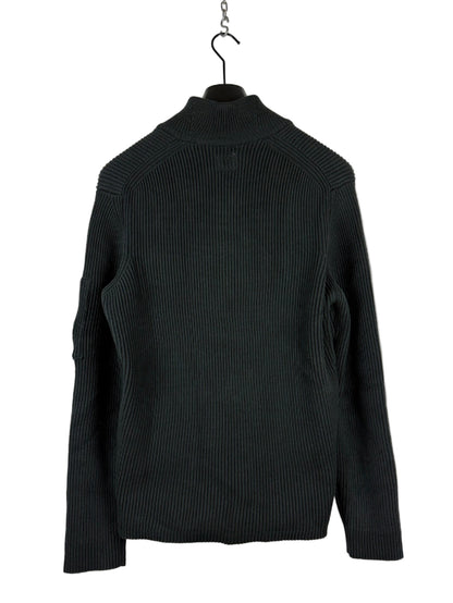 Maglione nero a mezza zip C.P. Company - Taglia S