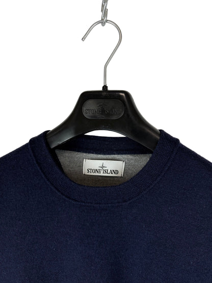 Maglione blu navy in lana Stone Island - Taglia M