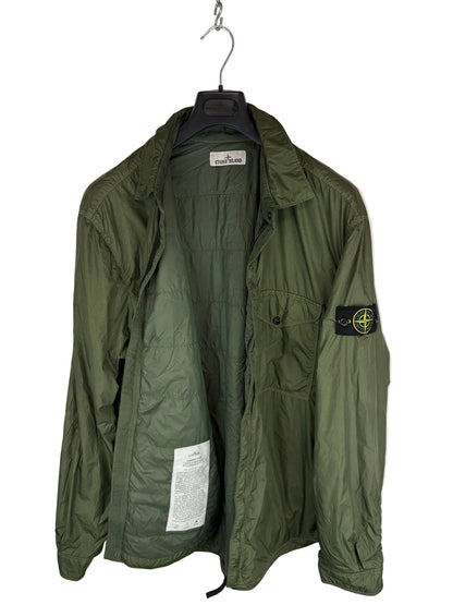 Giacca verde Garment Dyed Crinkle Reps R-NY with Primaloft-TC Stone Island - Taglia XXL