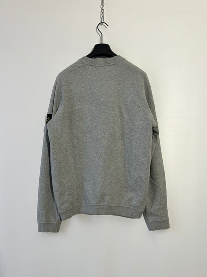 Maglione grigio con taschino sul petto Stone Island - Taglia L