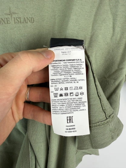 T-shirt verde reflective Stone Island - Taglia S
