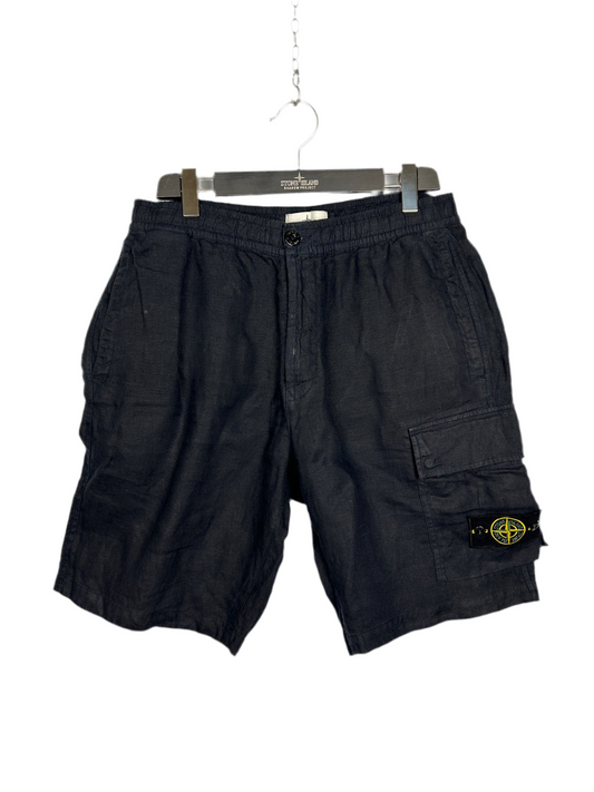 Pantaloncini di tuta neri Stone Island - Taglia W34