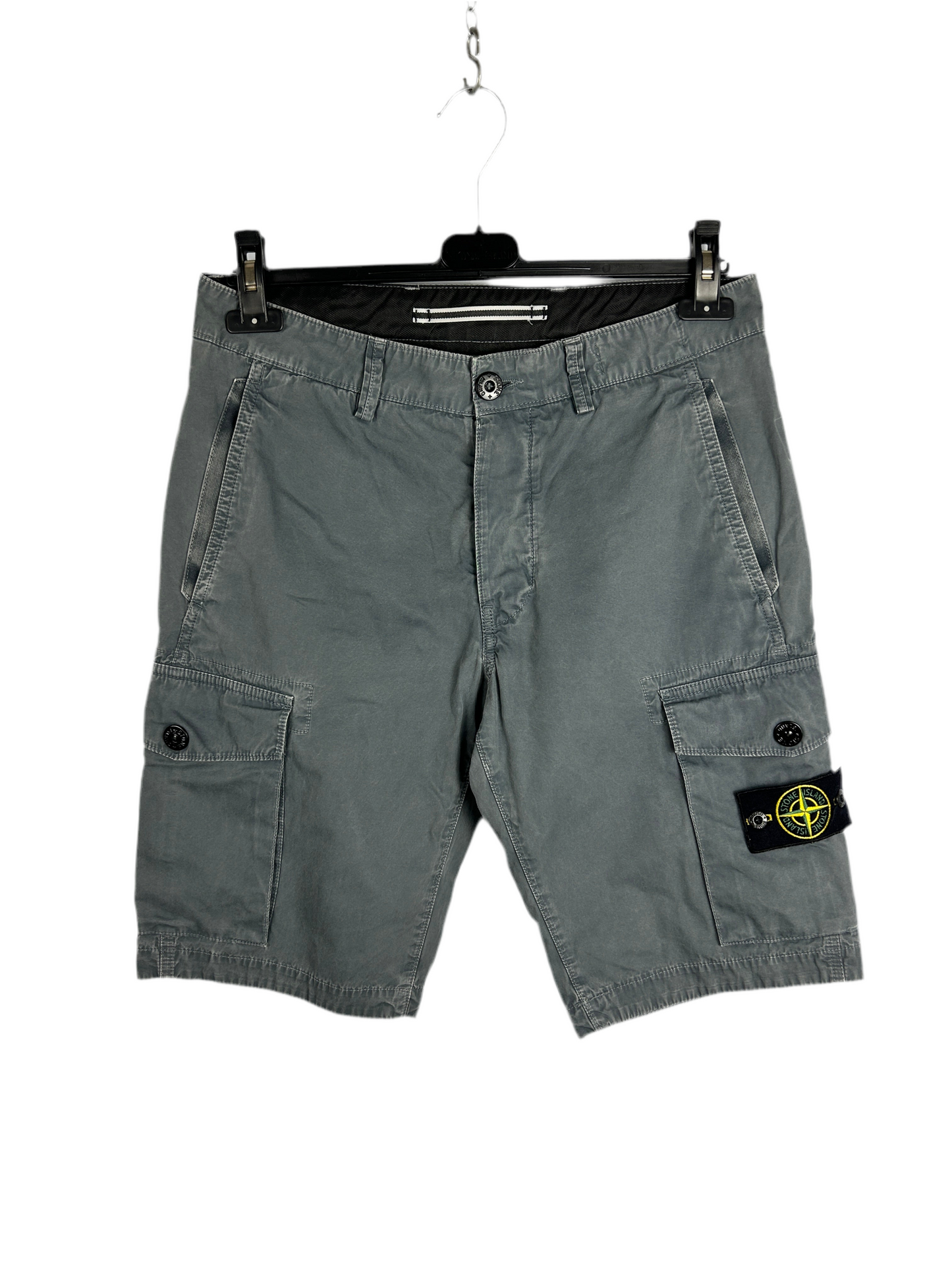 Pantaloncini cargo grigi Stone Island - Taglia W30