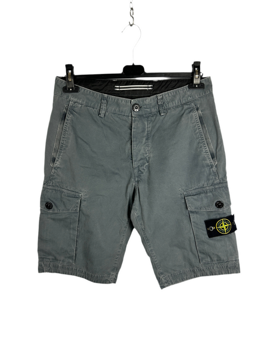 Pantaloncini cargo grigi Stone Island - Taglia W30