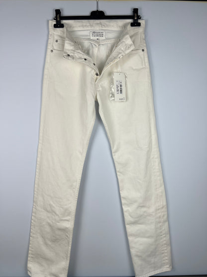 Jeans bianchi da donna Maison Martin Margiela (nuovi con cartellino) - Taglia 42