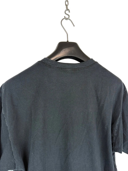 T-shirt nera con stampa Stone Island x Supreme - Taglia S