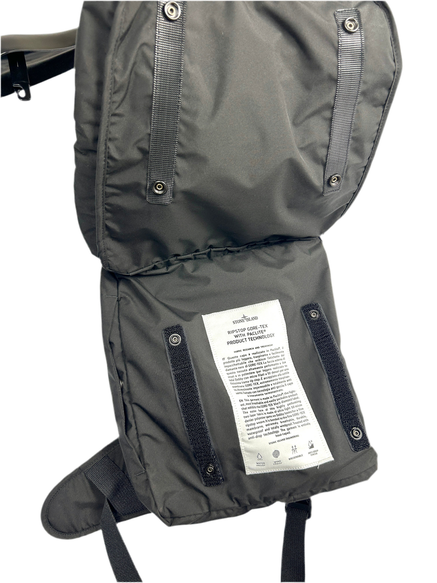 Borsello nero Stone Island