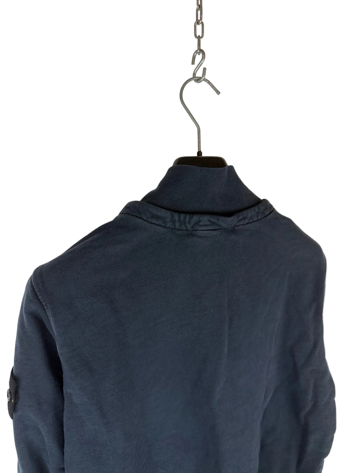 Felpa blu con collo alto Stone Island - Taglia S