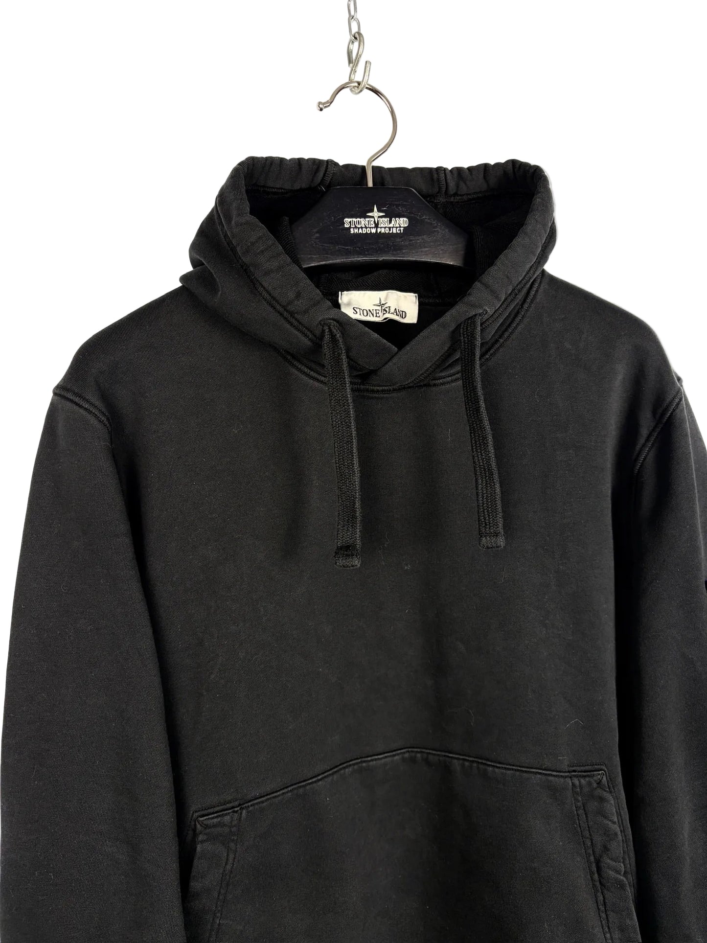Felpa nera con cappuccio Stone Island 2025 - Taglia L