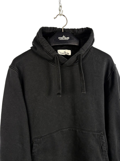 Felpa nera con cappuccio Stone Island 2025 - Taglia L