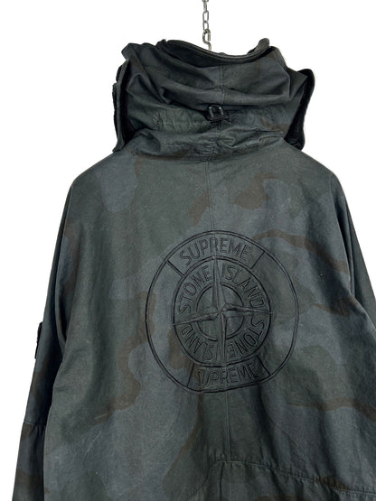 Giacca nera Riot Mask Brushed Cotton 2C Camo - OVD Stone Island x Supreme - Taglia L