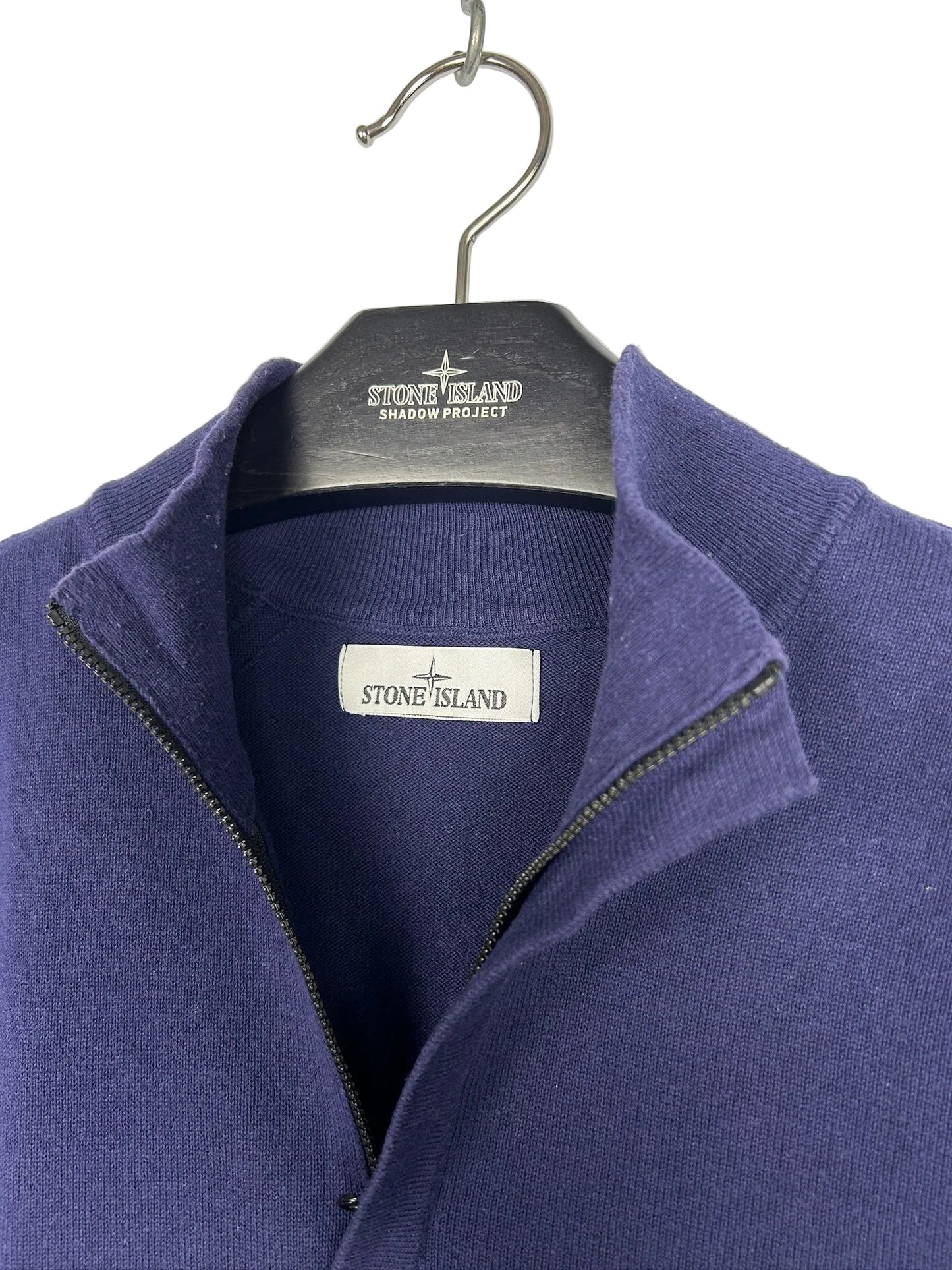 Maglione blu a mezza zip Stone Island - Taglia XL