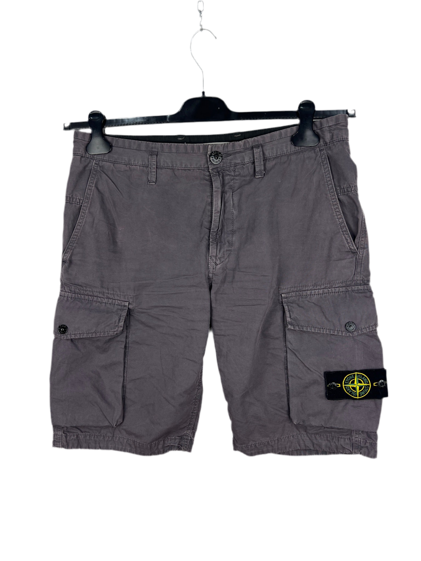 Pantaloncini cargo grigi Stone Island - Taglia W32