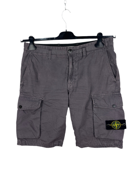 Pantaloncini cargo grigi Stone Island - Taglia W32