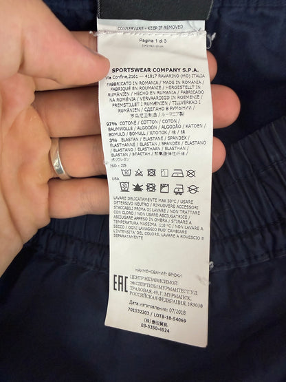Pantaloni cargo blu Stone Island - Taglia W32
