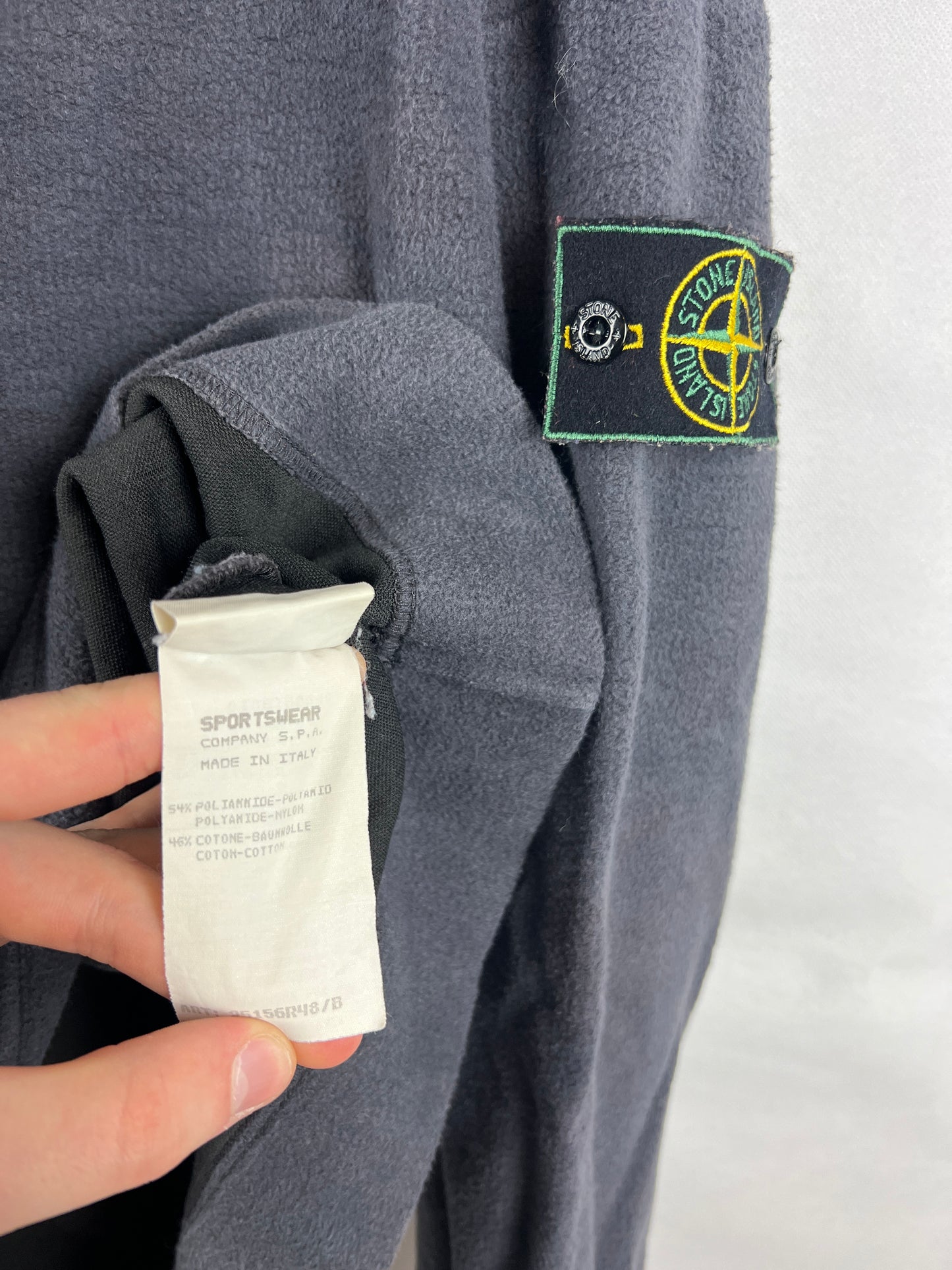 Felpa blu navy vintage Stone Island - Taglia L