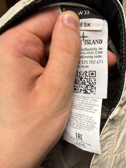 Pantaloni cargo beige Stone Island - Taglia W33
