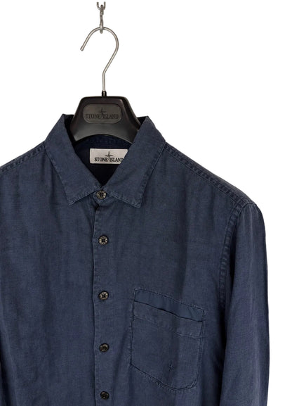 Camicia blu navy Stellina Stone Island - Taglia M