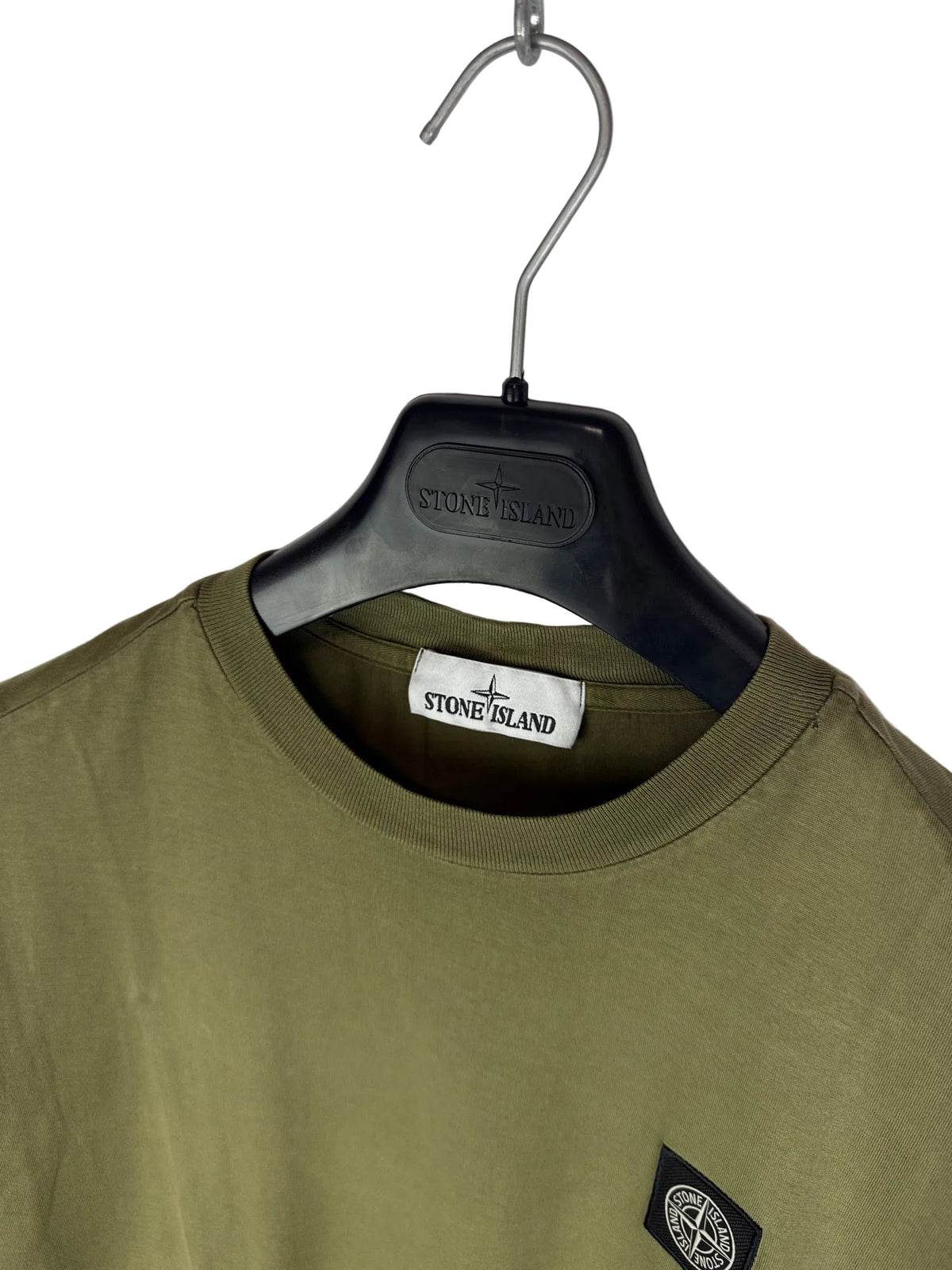 T-shirt verde oliva Stone Island - Taglia S - foto 4