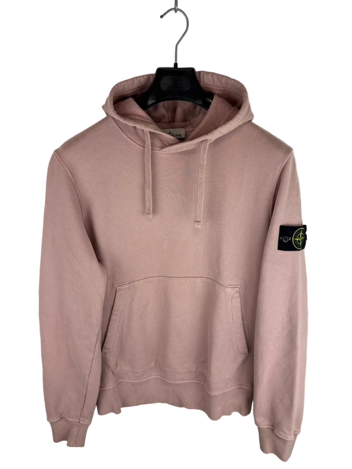 Felpa rosa con cappuccio Stone Island - Taglia M - foto 1